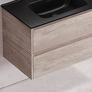 Тумба с раковиной Sancos Libra 90 LB90EG дуб галифакс натуральный для ванной в интернет-магазине Sanbest