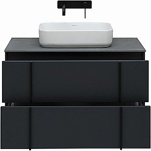Тумба с раковиной Allen Brau Reality 90 1.32006.AM антрацит матовый для ванной в интернет-магазине Sanbest