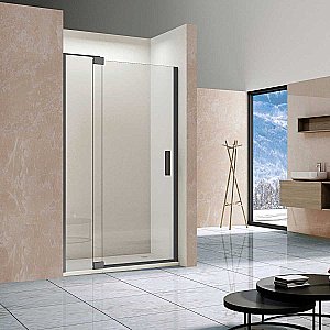 Душевая дверь Vincea Extra VDP-1E1011CLGM 100/110 профиль вороненая сталь/стекло прозрачное купить в интернет-магазине Sanbest