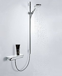 Душевой гарнитур Hansgrohe Raindance Select E120 26621400 белый/хром купить в интернет-магазине сантехники Sanbest