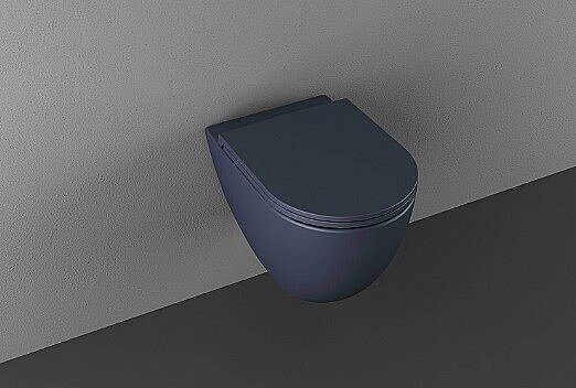 Унитаз подвесной Isvea Infinity 10NF02001SV-2Z синий матовый, безободковый купить в интернет-магазине Sanbest