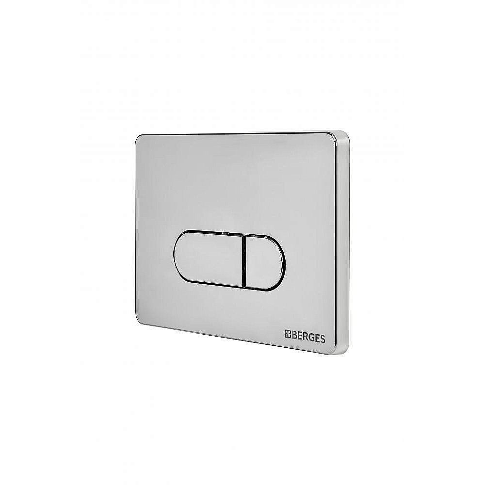 Кнопка для инсталляции BERGES NOVUM D3 хром купить в интернет-магазине сантехники Sanbest