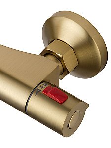 Смеситель для душа с термостатом WONZON & WOGHAND INN 5 WW-B1005-A-BG золото брашированное купить в интернет-магазине сантехники Sanbest