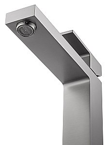 Смеситель для раковины высокий WONZON & WOGHAND CUBE, Темный графит (WW-88239016-BGM) купить в интернет-магазине сантехники Sanbest