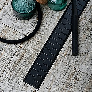 Душевой лоток Veconi Medium V450MB 45 черный матовый купить в интернет-магазине Sanbest