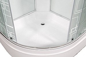 Душевая кабина DTO Серия ЕМ ЕМ2710 стандартная 100x100 купить в интернет-магазине Sanbest