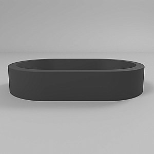 Раковина накладная WhiteCross Malachite A 55 0721.055035.201 черная матовая купить в интернет-магазине Sanbest