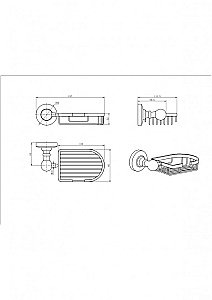 Мыльница CeramaLux Caps 51305 хром купить в интернет-магазине сантехники Sanbest
