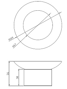 Мыльница Allen Brau Priority 6.31A05-00 хром купить в интернет-магазине сантехники Sanbest