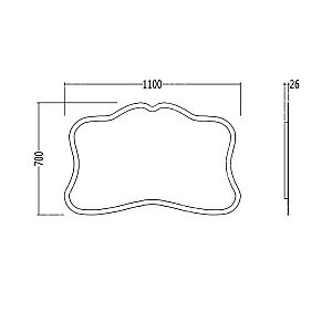 Зеркало Devon&Devon Fairy в ванную от интернет-магазине сантехники Sanbest