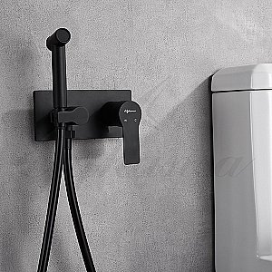 Гигиенический душ Elghansa Berkshire 15Q0943-Black (Set-84) черный купить в интернет-магазине сантехники Sanbest