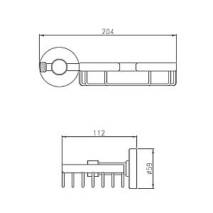 Мыльница Bronze de Luxe ROYAL R25202 бронза купить в интернет-магазине сантехники Sanbest