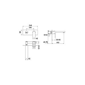 Смеситель для раковины Aquatek Лира AQ1413CR хром купить в интернет-магазине сантехники Sanbest