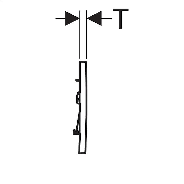 Кнопка для инсталляции Geberit Sigma 30 115.883.01.1 белый купить в интернет-магазине сантехники Sanbest