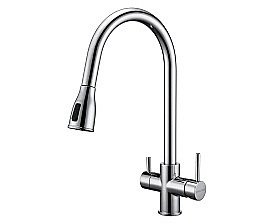 Смеситель для кухни Paulmark Lange La214212-CR хром купить в интернет-магазине сантехники Sanbest