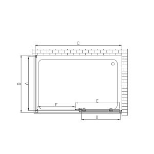 Душевой уголок Vincea SOFT VSR-3SO 120x90 черный/прозрачное купить в интернет-магазине Sanbest