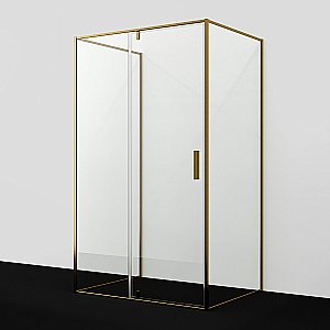 Душевой уголок WasserKRAFT Aisch 55P 55P21 120х90 профиль золото матовое/стекло прозрачное купить в интернет-магазине Sanbest