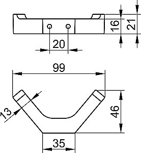Крючок KEUCO EDITION 11 11115030000 бронза купить в интернет-магазине сантехники Sanbest