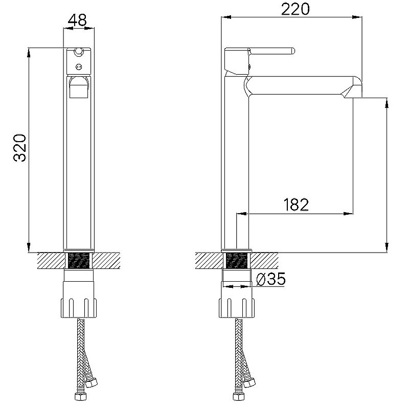 Смеситель для раковины Iddis Aiger AIGMG01i01 матовое золото купить в интернет-магазине сантехники Sanbest