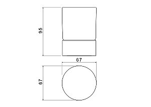 Стакан Aquatek Лира AQ4428MB стекло матовое/черный матовый купить в интернет-магазине сантехники Sanbest