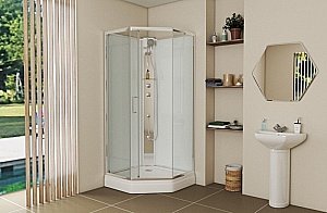 Душевая кабина Bravat WATERFALL BC090.6100A купить в интернет-магазине Sanbest