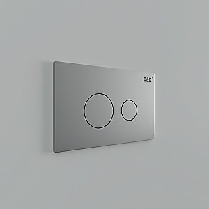 Кнопка для инсталляции D&K Venice DB1029002 матовый хром купить в интернет-магазине сантехники Sanbest