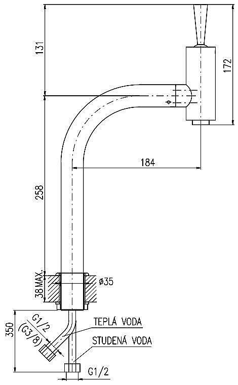 Смеситель для раковины RAV-Slezak SEINA JOSTIC SE716.5 купить в интернет-магазине сантехники Sanbest