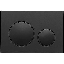 Кнопка для инсталляции Veconi Flush FLV10-B черная матовая купить в интернет-магазине сантехники Sanbest