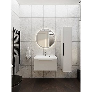 Пенал La Fenice Simpla 30 FNC-05-SIM-C-30 бежевый матовый для ванной в интернет-магазине сантехники Sanbest