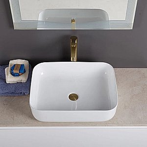 Раковина накладная Belbagno 50 BB1304 белая купить в интернет-магазине Sanbest