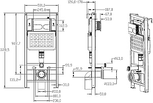Инсталляция для унитаза Allen Brau EVO 9.1EV00.20 купить в интернет-магазине сантехники Sanbest