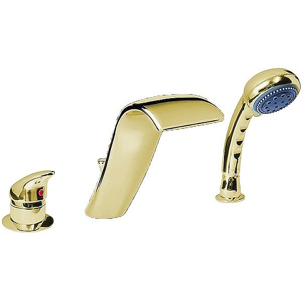 Смеситель для ванны Boheme Cobra 400 золото купить в интернет-магазине сантехники Sanbest