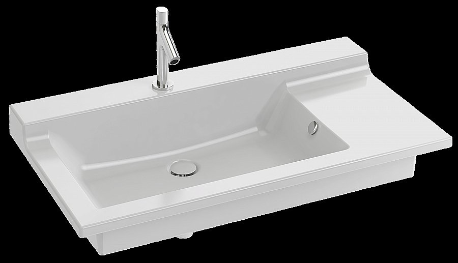 Раковина Jacob Delafon SOPRANO 100 EXK112-00 белая купить в интернет-магазине Sanbest