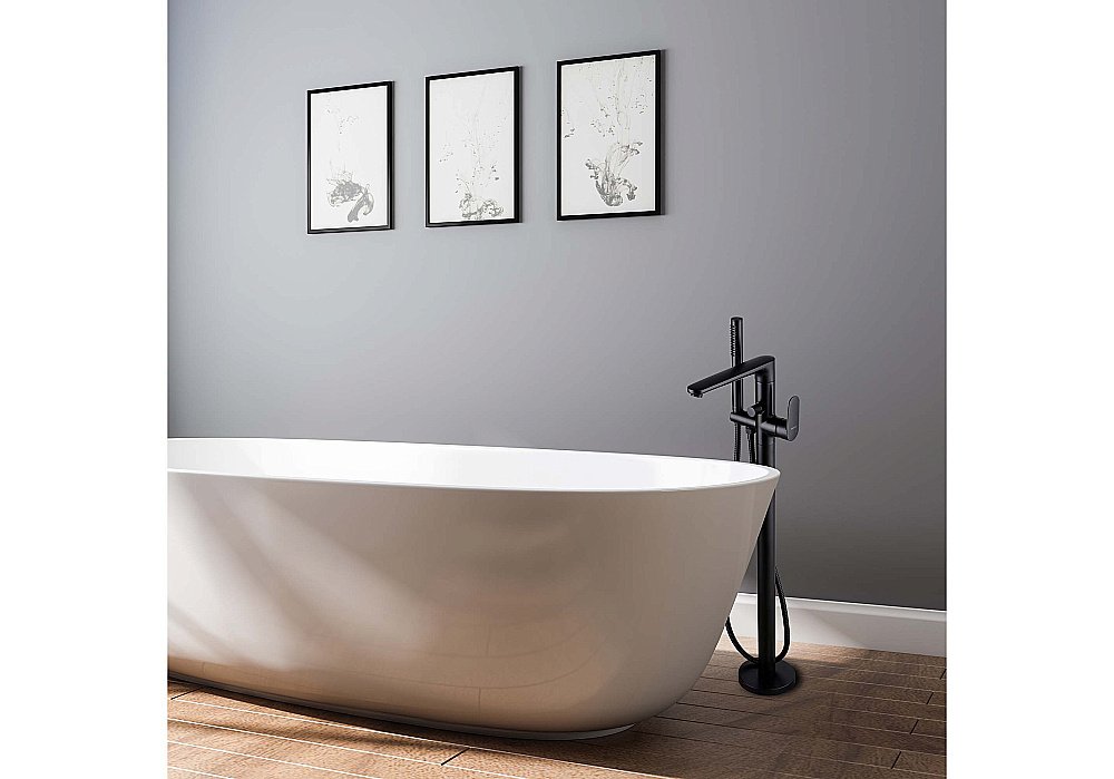 Cмеситель для ванны Aquatek Ника AQ1845MB черный матовый купить в интернет-магазине сантехники Sanbest