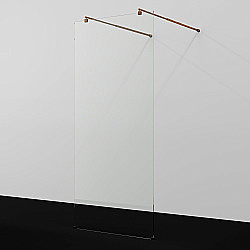 Душевое ограждение WasserKRAFT Vechte 60W46RG 110 фиксатор розовое золото/стекло прозрачное купить в интернет-магазине Sanbest