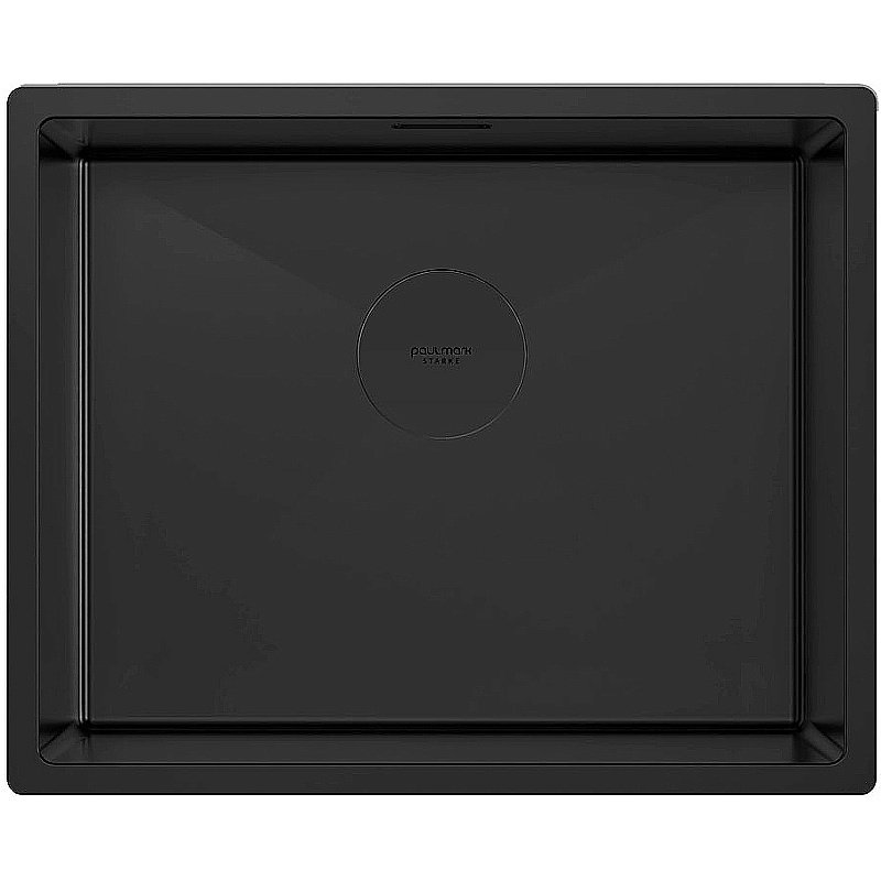 Кухонная мойка Paulmark Next 54 PM215444-MBN черная матовая купить в интернет-магазине сантехники Sanbest