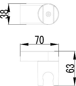 Держатель ручного душа Lemark LM8013C купить в интернет-магазине сантехники Sanbest