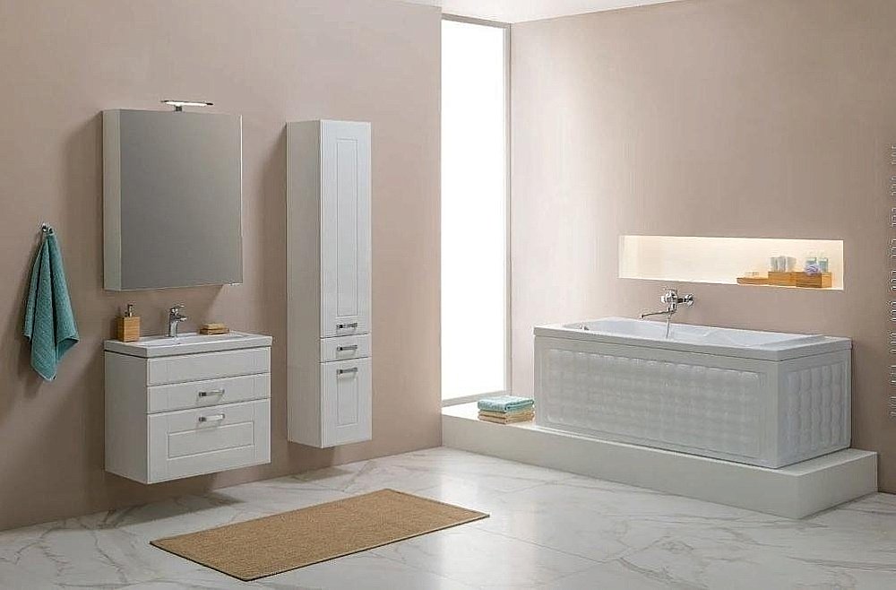 Зеркальный шкаф Aquanet Рондо 60 купить в интернет-магазине сантехники Sanbest