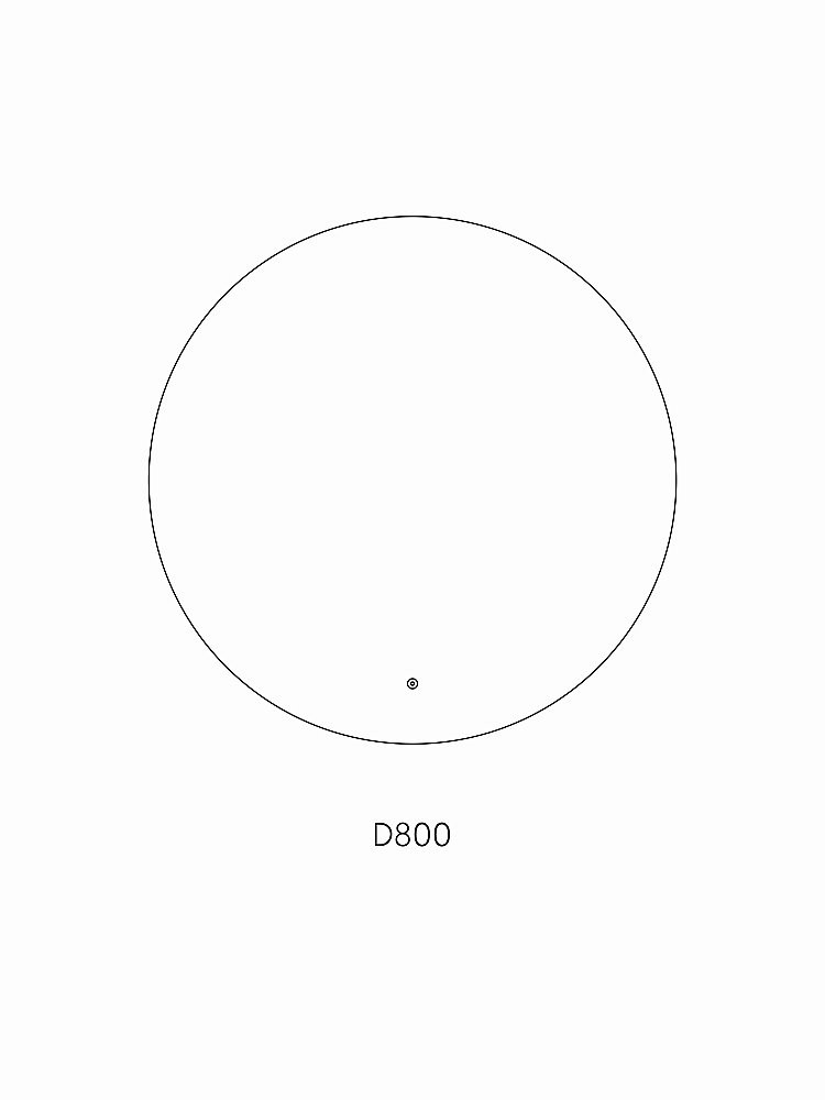 Зеркало Taliente Zled TA-Zled-AJ80 80 в ванную от интернет-магазине сантехники Sanbest