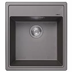 Кухонная мойка Abber Quarz 46х51 AQ2901G серая матовая купить в интернет-магазине сантехники Sanbest