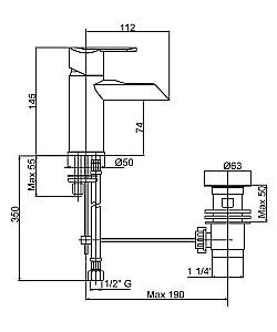 Смеситель для биде Cezares HEAVEN-BSM1-01-Cr купить в интернет-магазине сантехники Sanbest