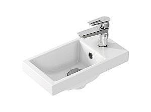 Тумба с раковиной Taliente Olejo 40 белый глянцевый для ванной в интернет-магазине Sanbest