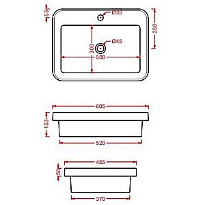 Раковина Artceram Fuori Scala 60,5 TFL034 01 00 белая купить в интернет-магазине Sanbest
