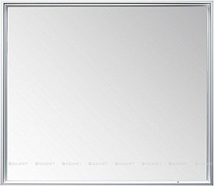 Зеркало De Aqua Алюминиум 261697 100 серебро в ванную от интернет-магазине сантехники Sanbest