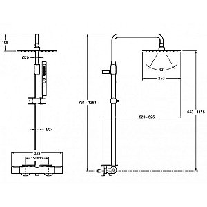 Cмеситель для раковины Jacob Delafon CLEO 1889 E24309-CP хром купить в интернет-магазине сантехники Sanbest