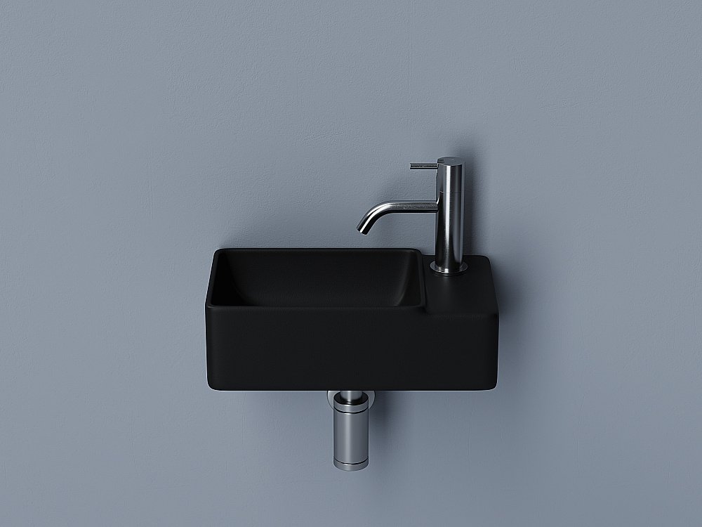 Раковина Ceramica Nova Element 39 CN5045MB черная матовая купить в интернет-магазине Sanbest