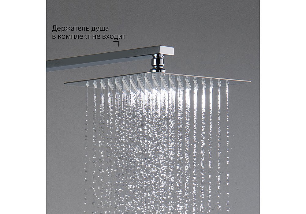 Верхний душ Aquatek AQ2072CR 250х250 хром купить в интернет-магазине сантехники Sanbest