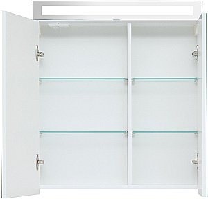 Шкаф зеркальный Dreja Max 70 белый купить в интернет-магазине сантехники Sanbest