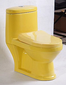 Унитаз моноблок детский Gid Tr2192y желтый, с крышкой микролифт купить в интернет-магазине Sanbest