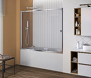 Шторка для ванны Good Door SCREEN WTW-120-C-CH купить в интернет-магазине Sanbest